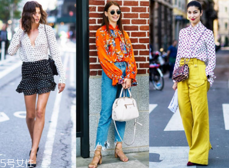 絲質襯衫怎么搭配？絲質襯衫搭配圖片