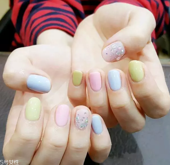 2018馬卡龍美甲圖片 熱門(mén)馬卡龍美甲樣式