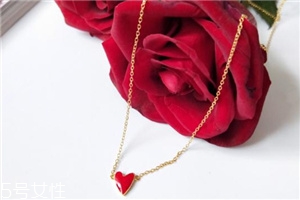 jelly girl愛心琺瑯項鏈多少錢_在哪買？