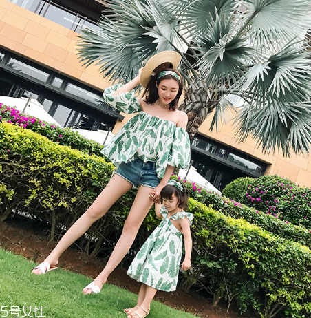 夏天母女裝怎么搭配？夏季母女裝搭配圖片