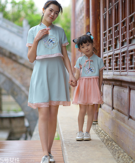夏天母女裝怎么搭配？夏季母女裝搭配圖片