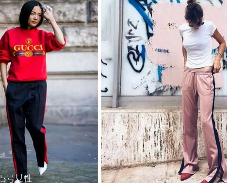 開叉褲子搭配什么上衣？開叉褲子搭配圖片