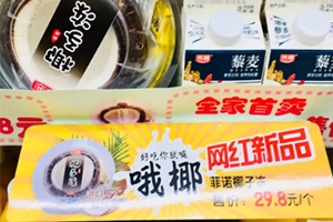全家椰子凍多少錢一個？全家網(wǎng)紅椰子凍哪里買