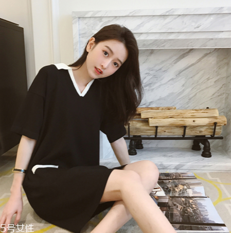 t恤裙怎么搭配？t恤裙搭配圖片