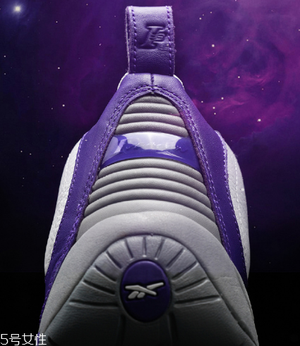 reebok answer 4白紫開箱測評 銳步答案4白紫細節(jié)圖