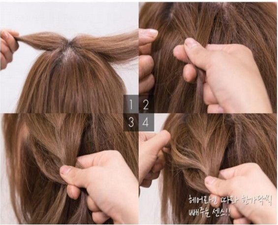 三款好看的diy發(fā)型簡單教程圖解 三款好看的diy發(fā)型簡單教程圖解