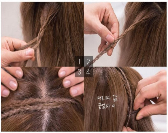 三款好看的diy發(fā)型簡單教程圖解 三款好看的diy發(fā)型簡單教程圖解