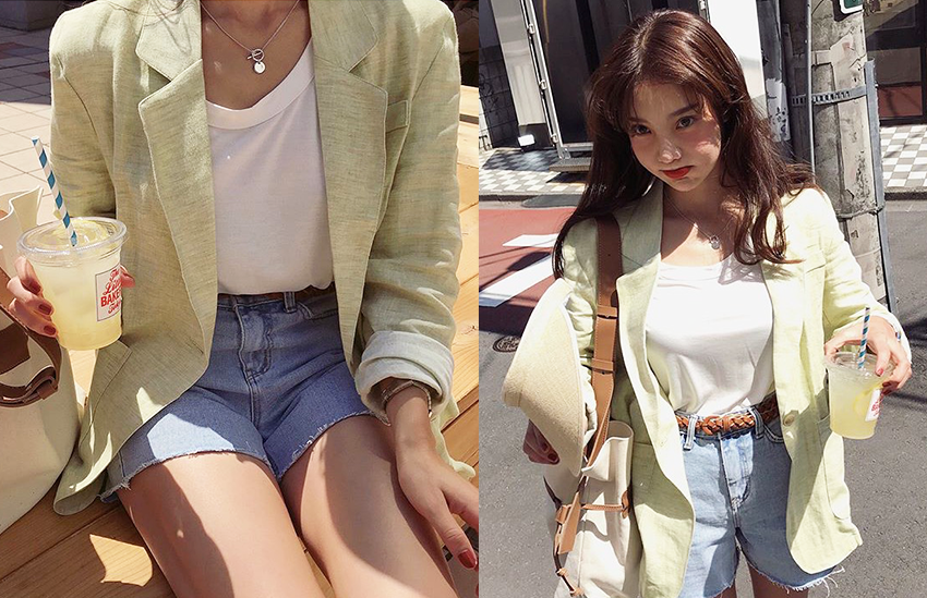 女生夏天怎么穿西服外套 女生夏天怎么穿西服外套