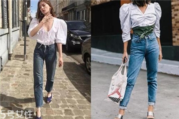 夏天穿泡泡袖好看嗎？夏季泡泡袖穿搭圖片