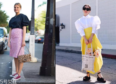 夏天穿泡泡袖好看嗎？夏季泡泡袖穿搭圖片