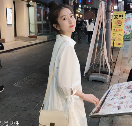 襯衫裙怎么穿好看？襯衫裙穿搭圖片