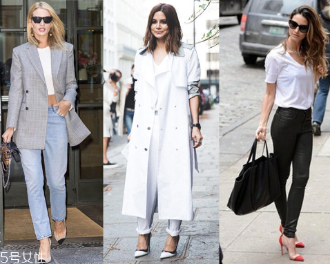 尖頭高跟鞋怎么搭配？尖頭高跟鞋搭配圖片