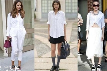 夏天襯衫怎么搭配？夏季襯衫搭配圖片