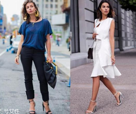 高跟涼鞋怎么搭配？高跟涼鞋怎么穿好看？