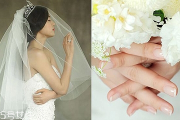 婚紗美甲圖片2022新款式 簡單優(yōu)雅時(shí)尚7款婚紗美甲