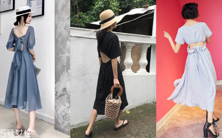 露背裝怎么搭配？露背裝搭配圖片