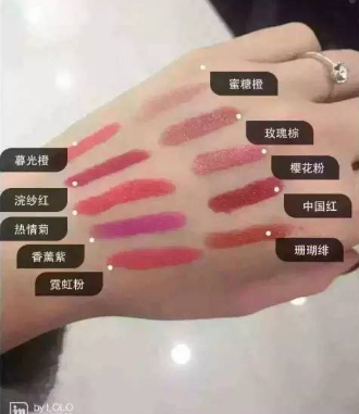 雅姿口紅哪個(gè)顏色好看？雅姿口紅試色圖