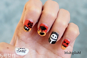 q版萬圣節(jié)美甲怎么做？q版萬圣節(jié)美甲教程