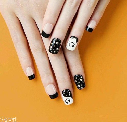 q版萬圣節(jié)美甲怎么做？q版萬圣節(jié)美甲教程