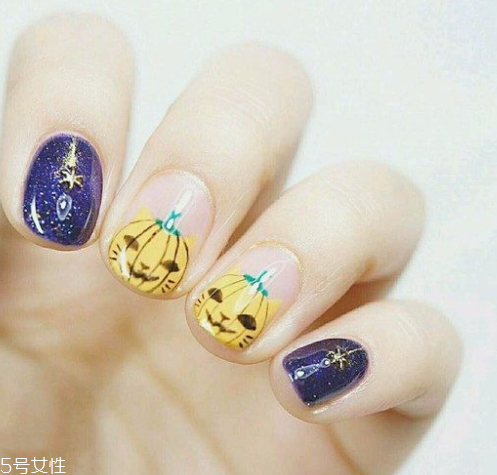 q版萬圣節(jié)美甲怎么做？q版萬圣節(jié)美甲教程