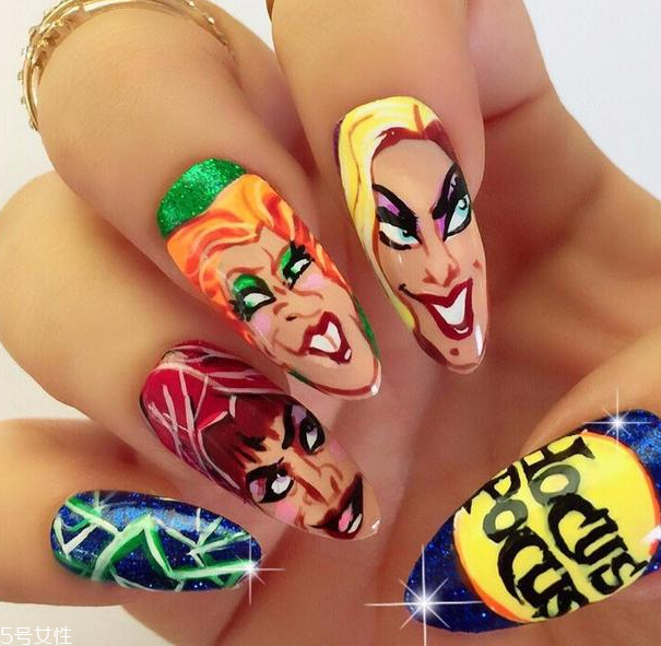 q版萬圣節(jié)美甲怎么做？q版萬圣節(jié)美甲教程