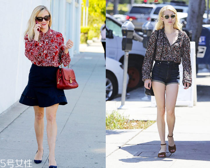 夏天穿碎花衣服好看嗎？碎花衣服搭配圖片