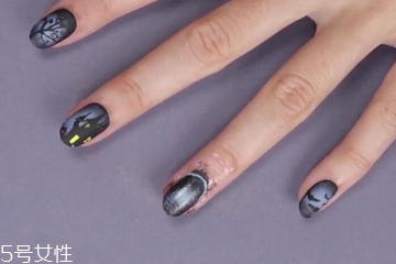 萬圣節(jié)女巫美甲教程 零基礎也可以畫很美