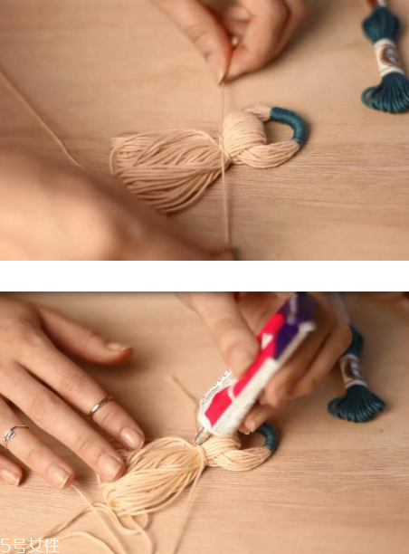 手工項(xiàng)鏈怎么做？彩色毛線編文藝范項(xiàng)鏈