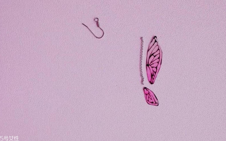 蝴蝶型耳墜怎么做？森林系耳墜的自制教程