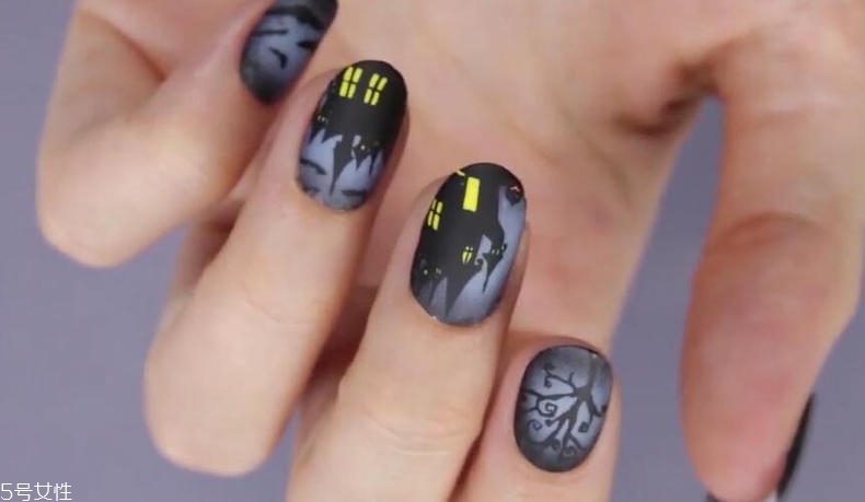 萬圣節(jié)女巫美甲教程 零基礎也可以畫很美