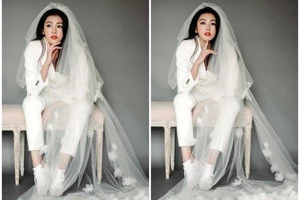 明星穿婚紗的照片 盤點輕巧時尚感婚紗 明星穿婚紗的照片 盤點輕巧時尚感婚紗