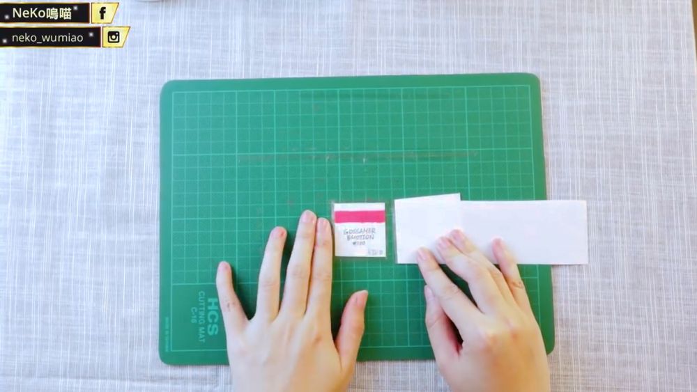 唇膏色卡自制方法步驟圖解