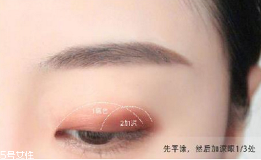 單色眼影怎么用 單色眼影的畫法步驟圖 單色眼影怎么用 單色眼影的畫法步驟圖