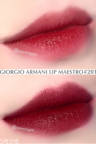 阿瑪尼紅管201和406哪個好看 絕版姨媽色 阿瑪尼紅管201和406哪個好看 絕版姨媽色