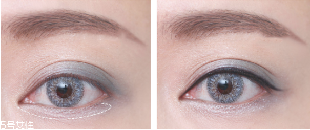 灰綠色系眼妝的畫法 龐克風(fēng)小煙熏眼妝 灰綠色系眼妝的畫法 龐克風(fēng)小煙熏眼妝