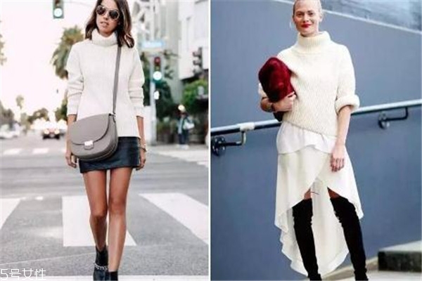 白色毛衣怎么搭配 時(shí)髦度過秋冬季