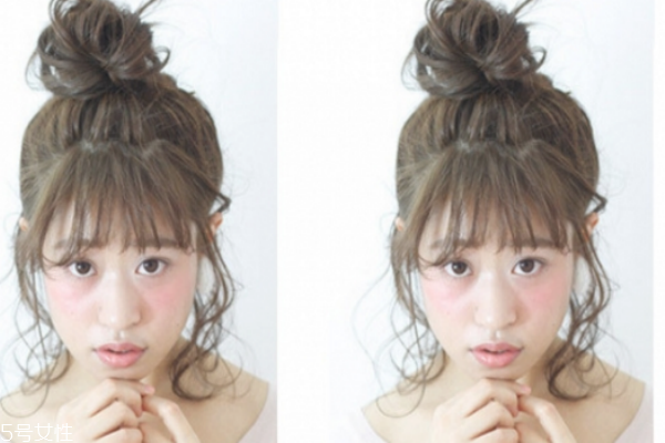 韓國蓬松丸子頭扎法 自己扎丸子頭教程 韓國蓬松丸子頭扎法 自己扎丸子頭教程