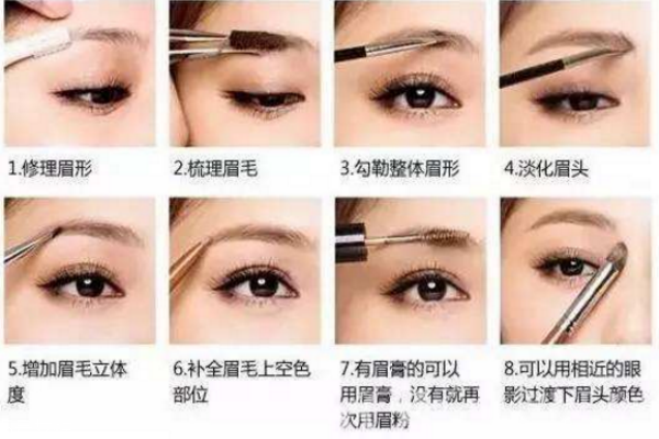 如何畫好眉毛 自然系眉毛畫法 如何畫好眉毛 自然系眉毛畫法