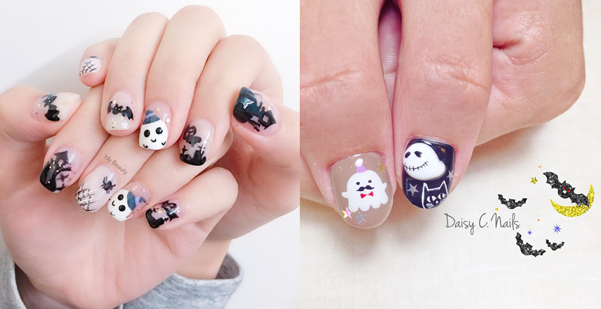 萬圣節(jié)美甲圖片 8個(gè)萬圣節(jié)美甲創(chuàng)意