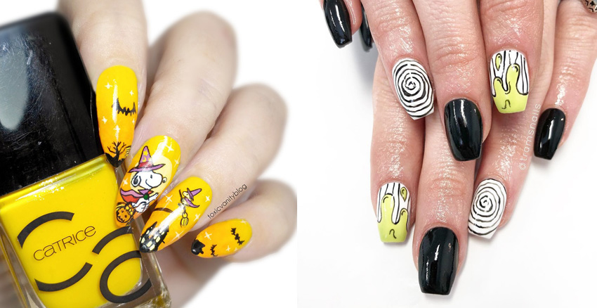 萬圣節(jié)美甲圖片 8個(gè)萬圣節(jié)美甲創(chuàng)意