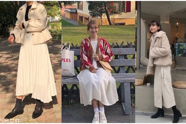 秋季白色裙子怎么搭配 秋季白色裙子搭配圖片 秋季白色裙子怎么搭配 秋季白色裙子搭配圖片