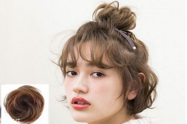 瓜子臉扎什么發(fā)型好看 韓式可愛(ài)減齡發(fā)型丸子頭扎法圖解