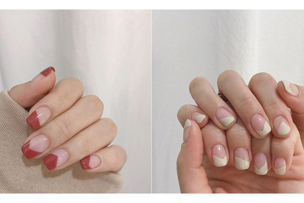 留白指甲圖片 最省錢的留白美甲 留白指甲圖片 最省錢的留白美甲