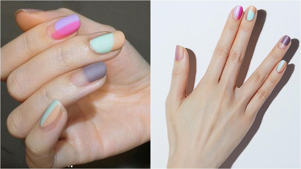 留白指甲圖片 最省錢的留白美甲 留白指甲圖片 最省錢的留白美甲