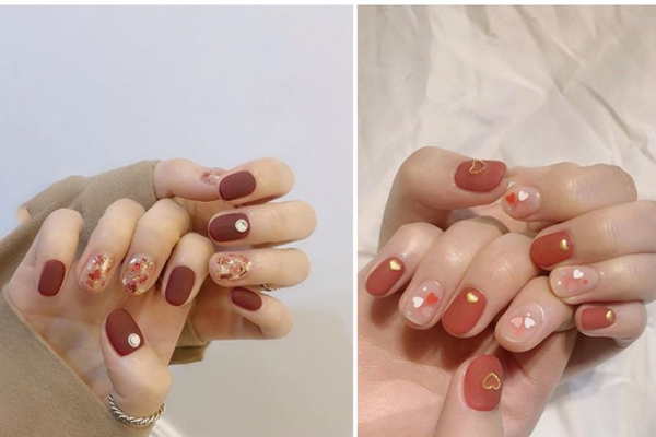 紅色美甲圖片2018秋冬 不同膚色顯白紅色系美甲 紅色美甲圖片2018秋冬 不同膚色顯白紅色系美甲