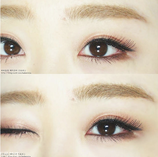 大眼娃娃妝怎么化 韓國(guó)大眼妝畫法