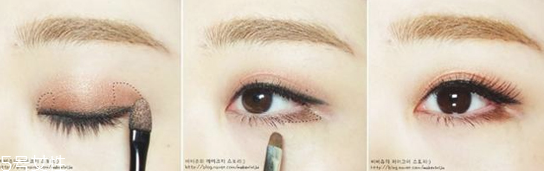 大眼娃娃妝怎么化 韓國(guó)大眼妝畫法
