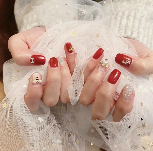 精致漂亮新年美甲圖片 好運時髦新年美甲 精致漂亮新年美甲圖片 好運時髦新年美甲