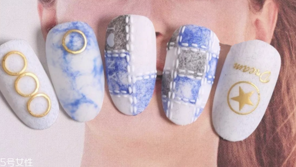 日系田園風美甲怎么做 絲絨美甲做法教程