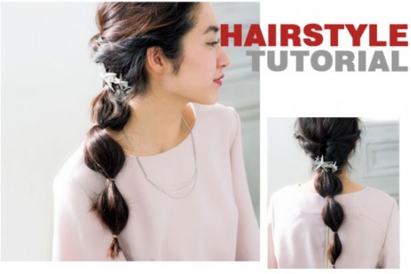 長卷發(fā)怎么扎好看圖解 長卷發(fā)扎法步驟